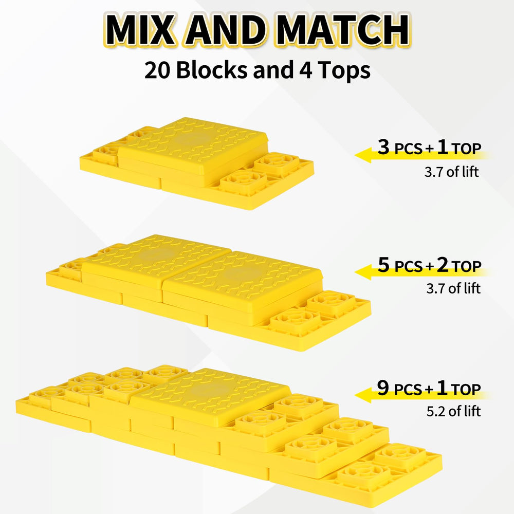 OULEME comparison of 1.5-inch main block and 0.7-inch top block for precision