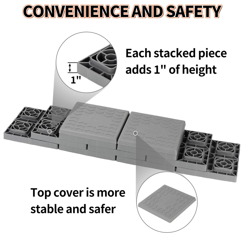 OULEME thin top block edge profile for fine height adjustment benefit