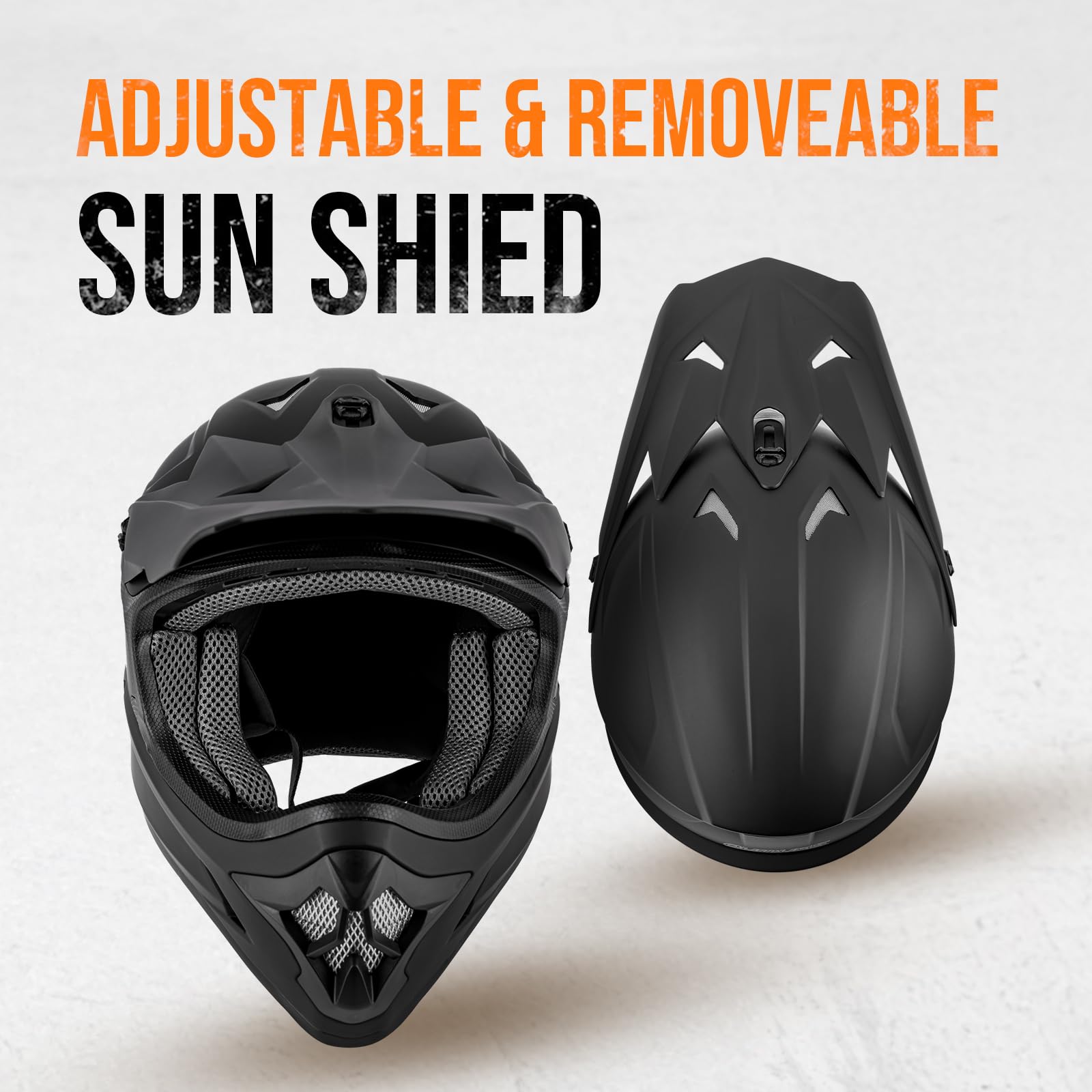 Oumurs helmet side profile highlighting ABS shell strength and safety benefit