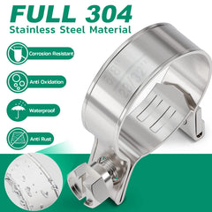 OURU clamps installed on a fuel line demonstrating secure 360-degree seal