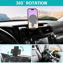 OUSUWO clip bracket detail showing adjustable grip for different phone sizes