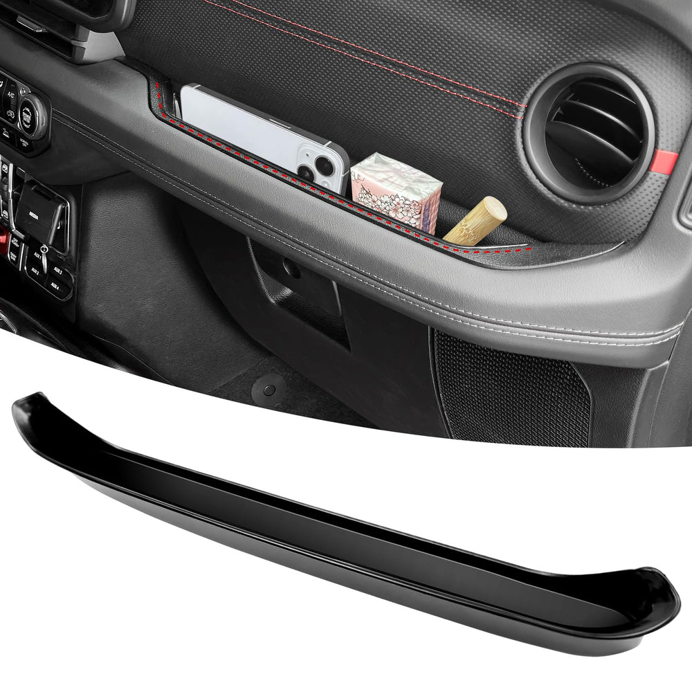 OUSUWO front view of grab tray showing clean fit and added storage benefit