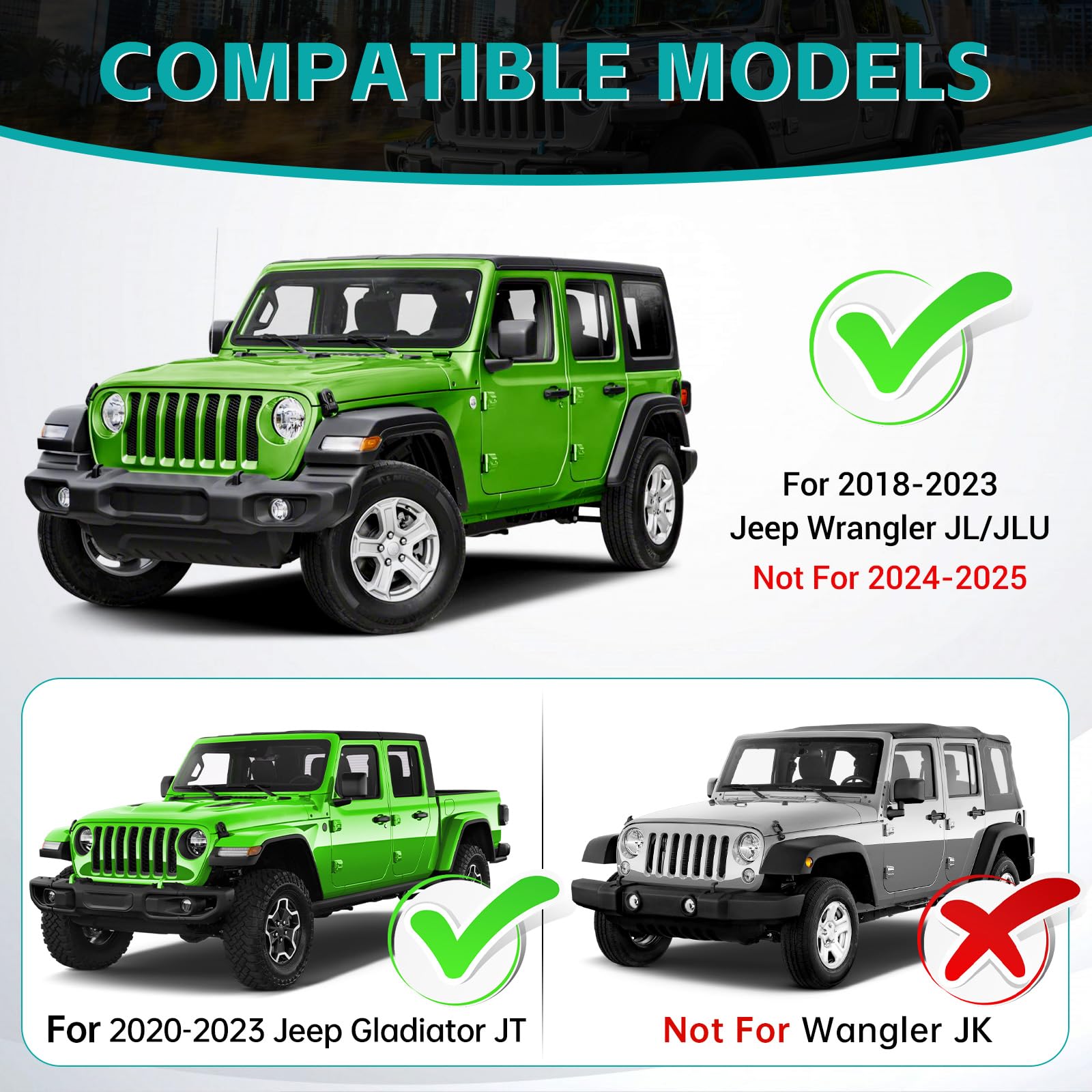 OUSUWO lifestyle shot in Jeep interior emphasizing tidy cabin and convenience