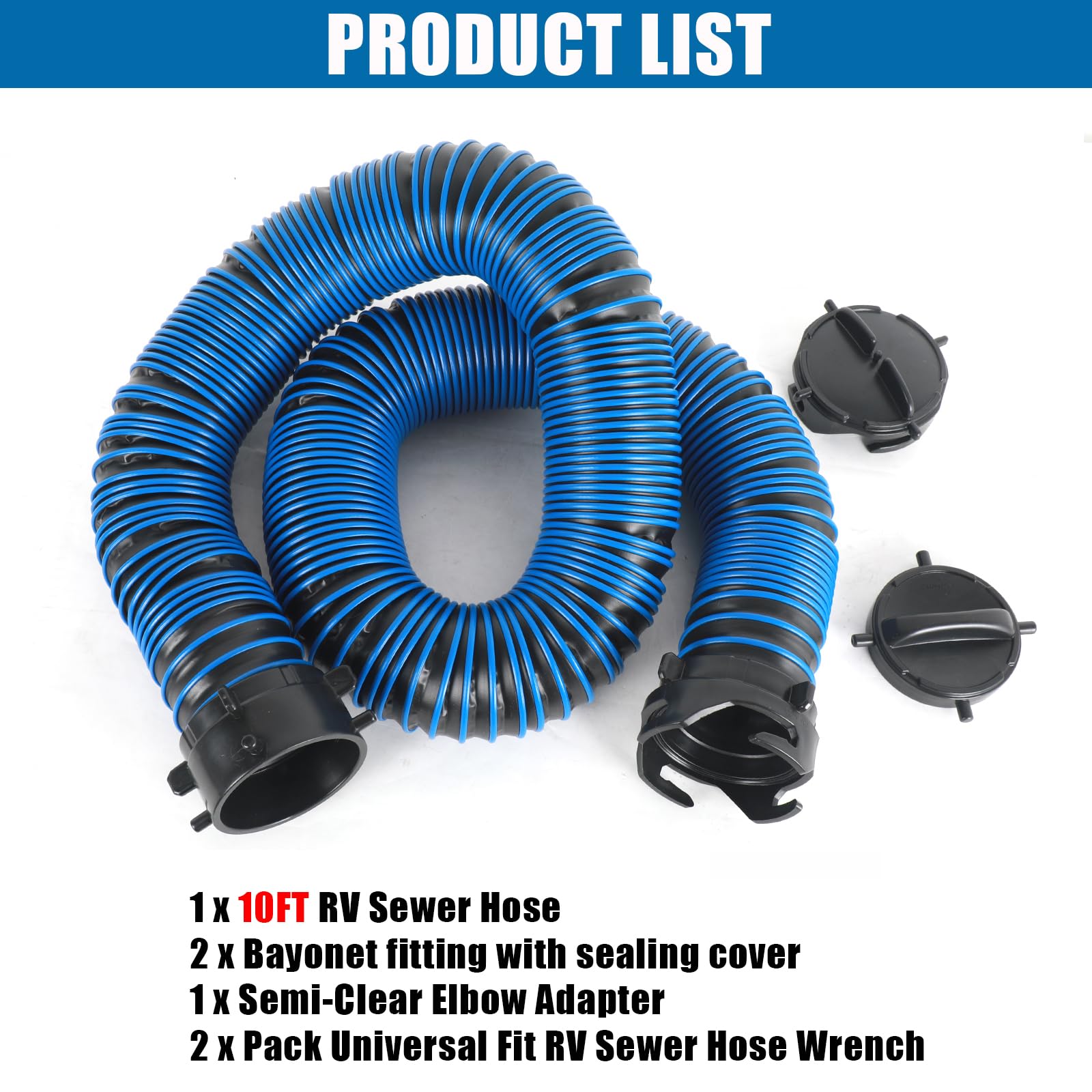OUTPRIZE bayonet swivel fitting detail demonstrating 360-degree rotation for easy hookups