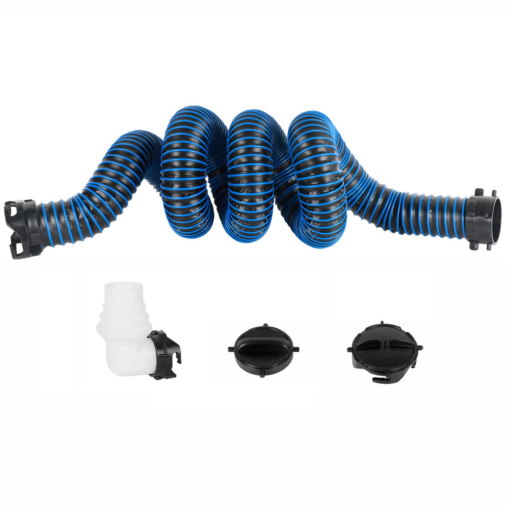 OUTPRIZE front view of fully assembled hose showing durable design and ready-to-use convenience