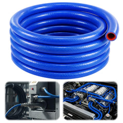Outus blue coil front view showing full 25ft hose and clean finish for easy identification
