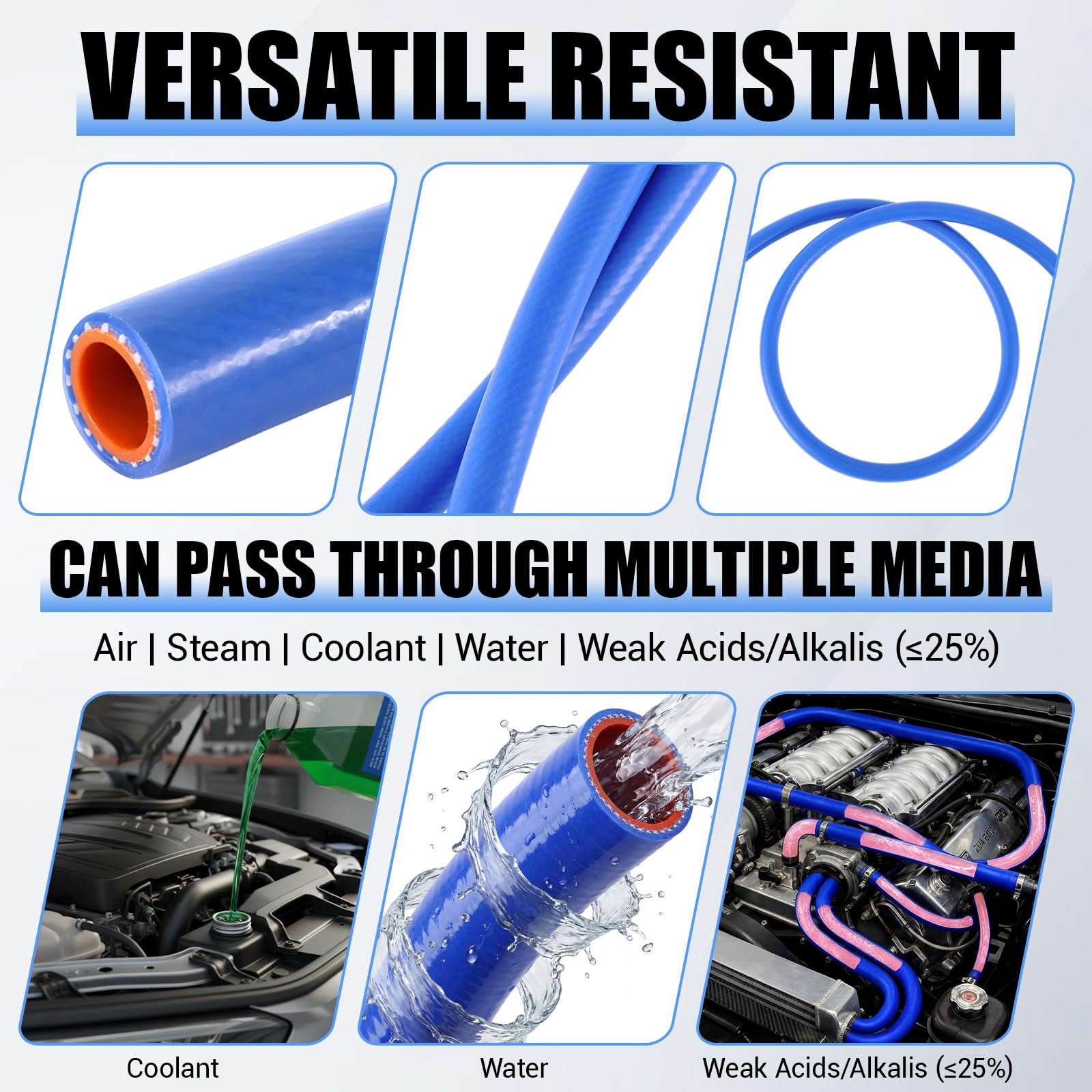 Outus hose with clamp connection showing secure seal and pressure resistance benefit