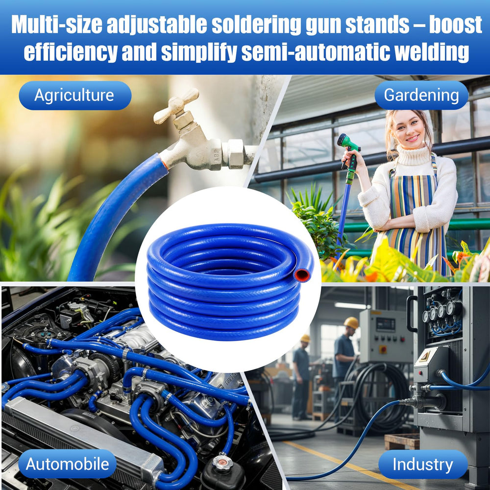 Outus hose beside tape measure showing 25ft coil for multiple custom cuts