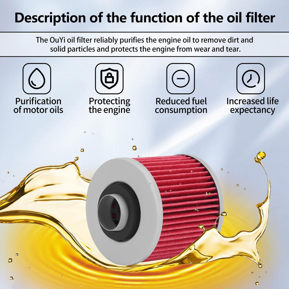 OuYi spark plug top view showing electrode and reliable ignition benefit