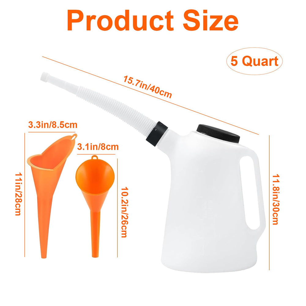 OUYPLTNY close-up of detachable long nozzle for precise spill-free pouring
