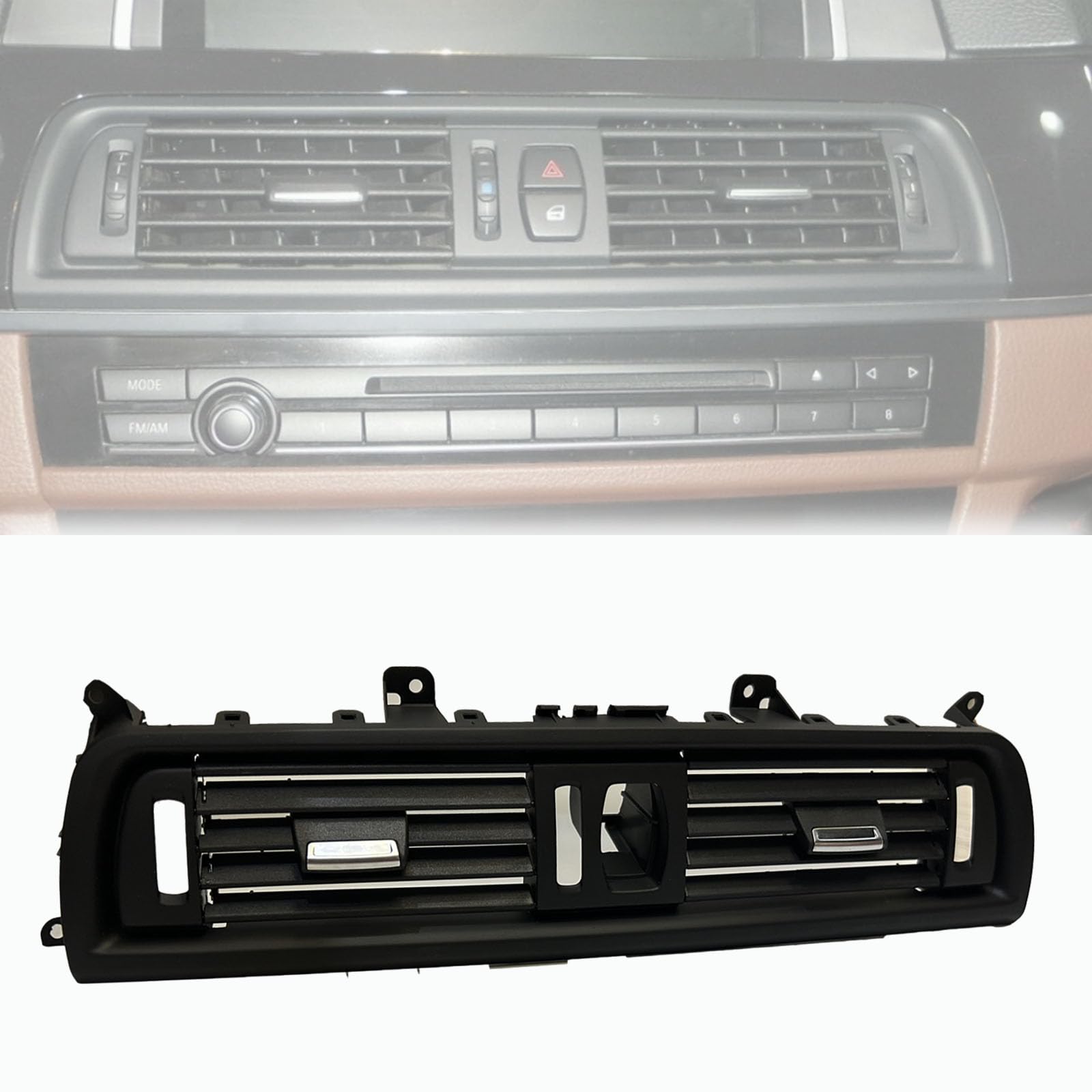 OVANOH grille close-up of slats highlighting precise fit and airflow control