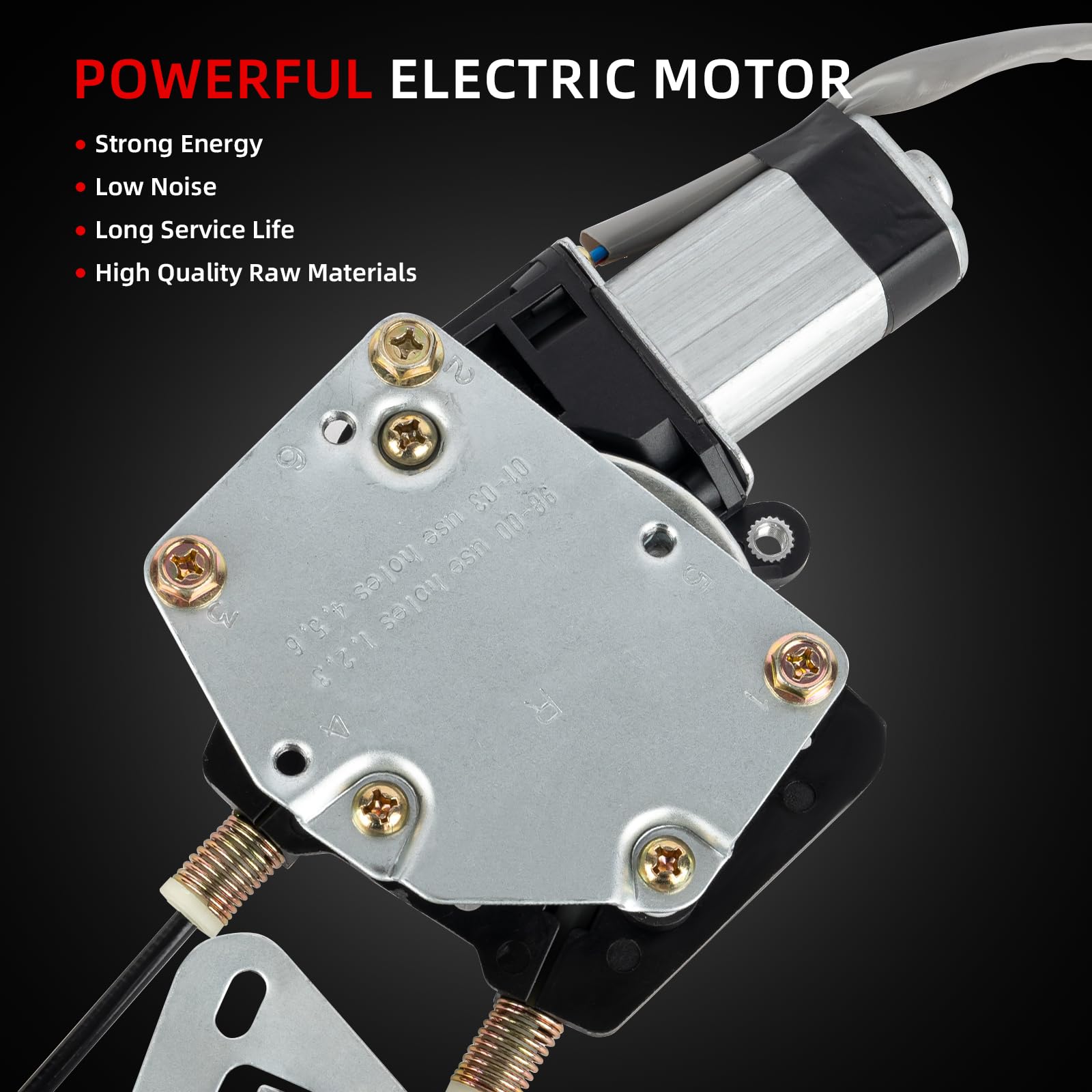 OVANOH motor assembly detail highlighting robust motor for longer life