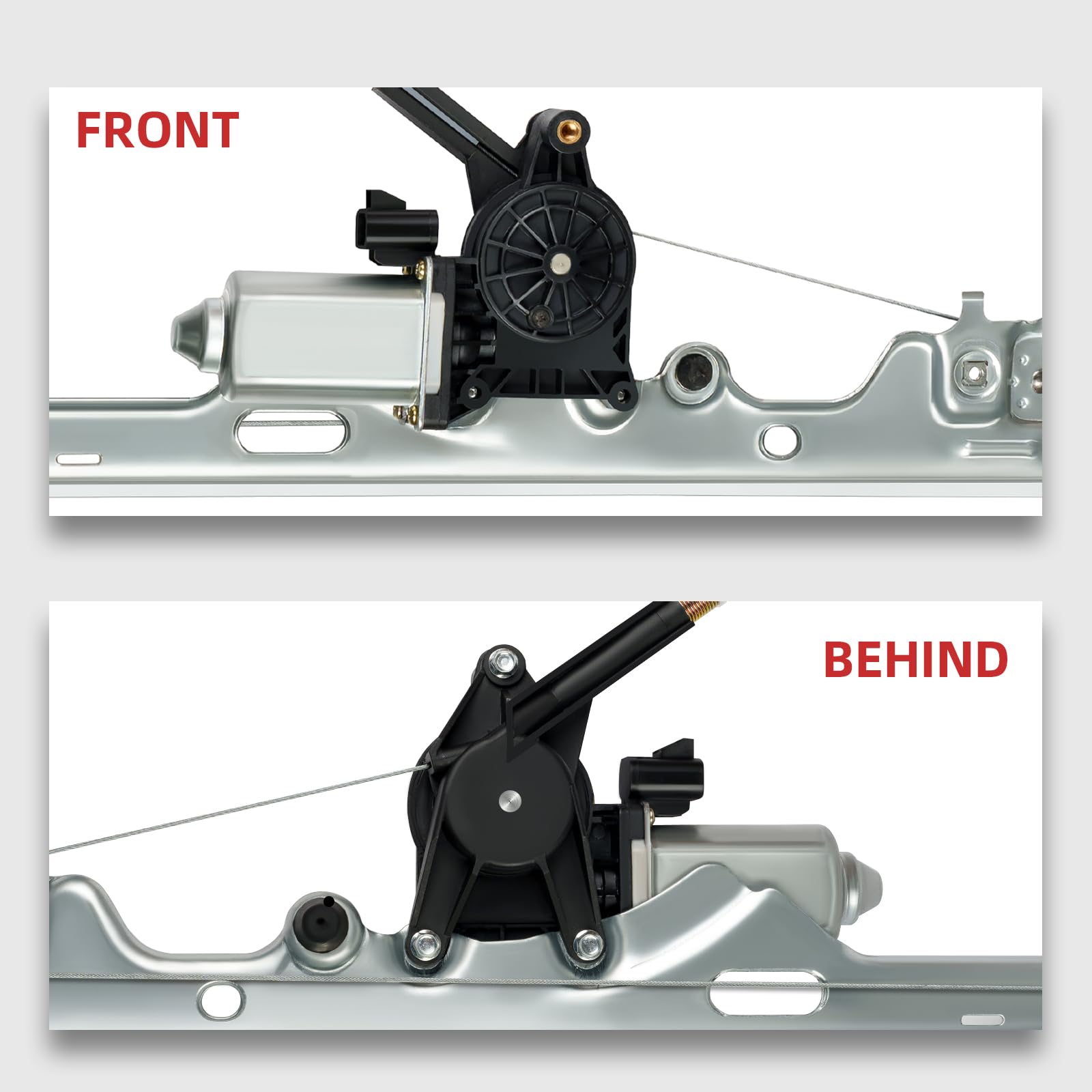 OVANOH front regulator assembly showing mounting points for easy fitment
