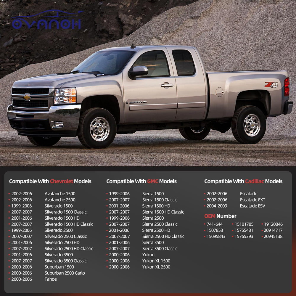OVANOH left and right assemblies side-by-side for correct side identification