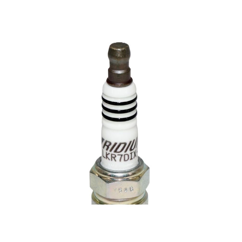 OVERSTOCKDIRECT front packaging showing six NGK iridium spark plugs and part number