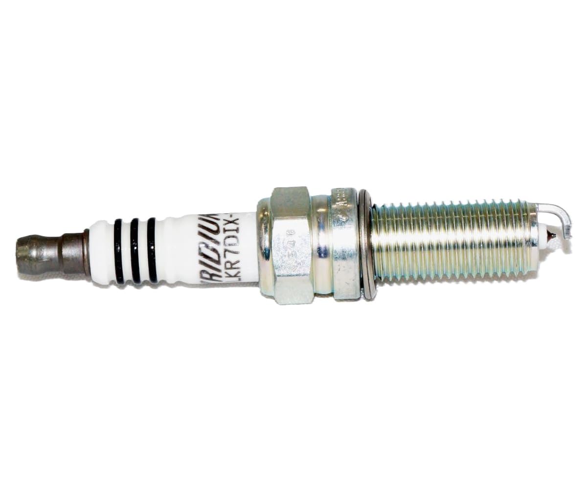 OVERSTOCKDIRECT spark plug installed in engine bay demonstrating correct fitment