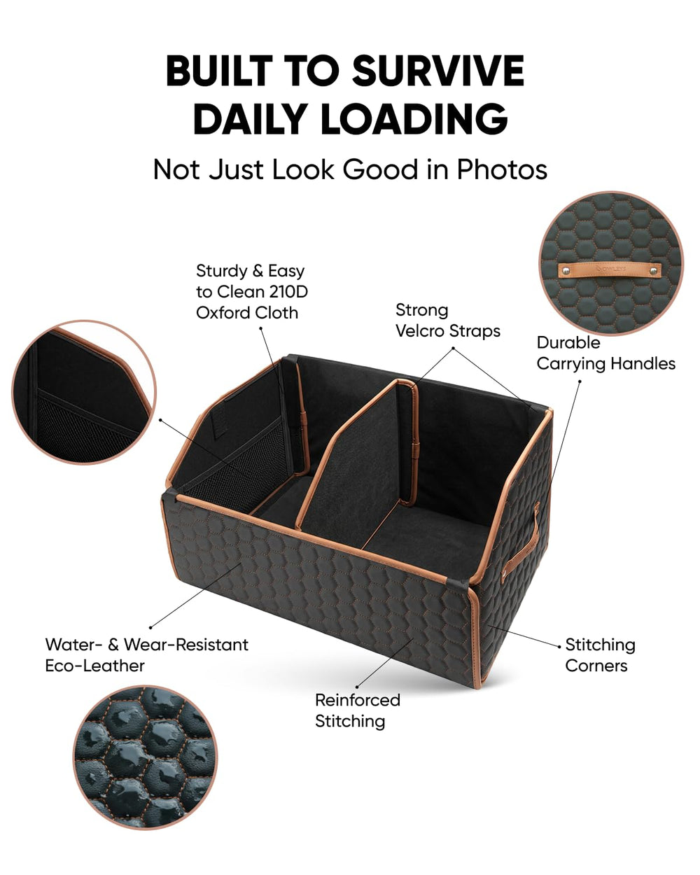 Owleys Hexy magnetic lid detail for quick one-handed opening benefit