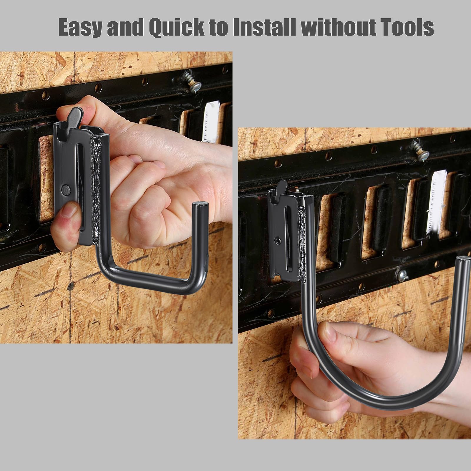 OwnMy close-up of spring-loaded latch showing secure snap-in benefit