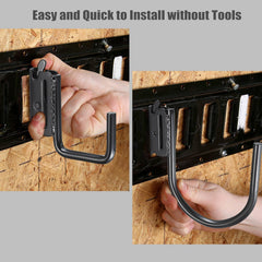 OwnMy close-up of spring-loaded latch showing secure snap-in benefit