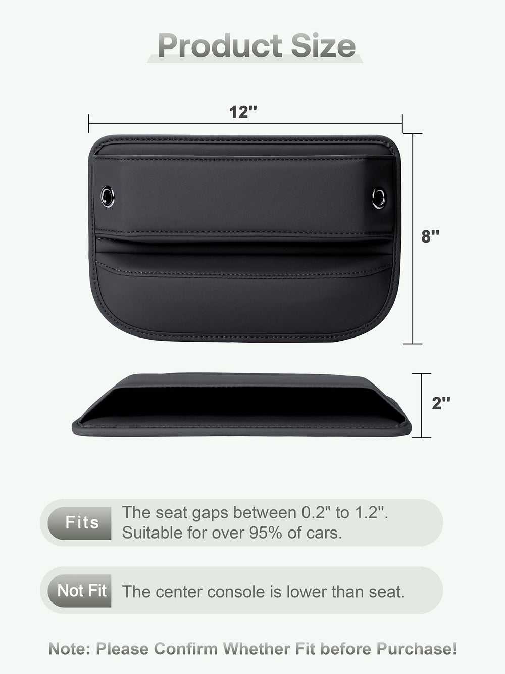 Owntow showing charging cable routed through cord hole for tidy charging