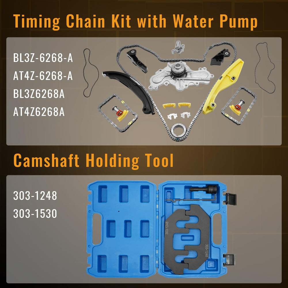 OWNWEEDA camshaft holding tool detail showing secure cam stabilization benefit