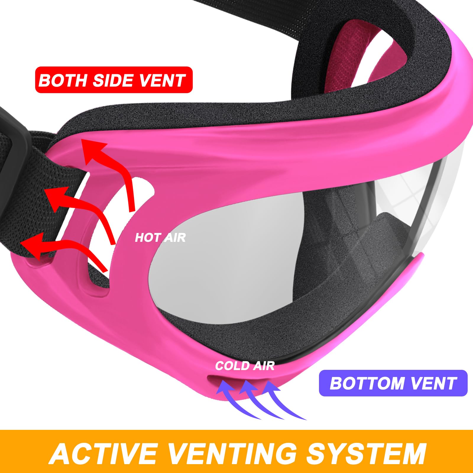 OXG adjustable nylon strap and buckle demonstrating secure helmet fit