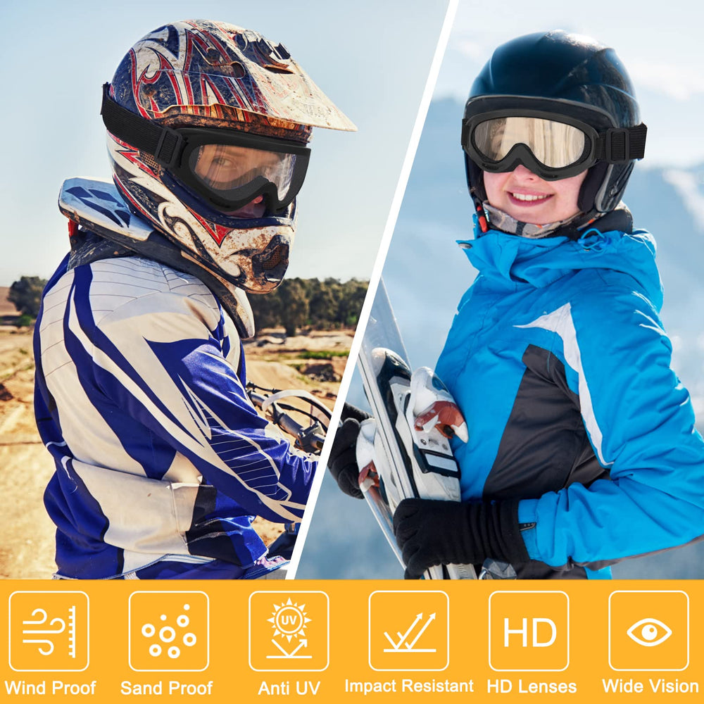 OXG goggles beside a ruler showing scale and compact, travel-ready size