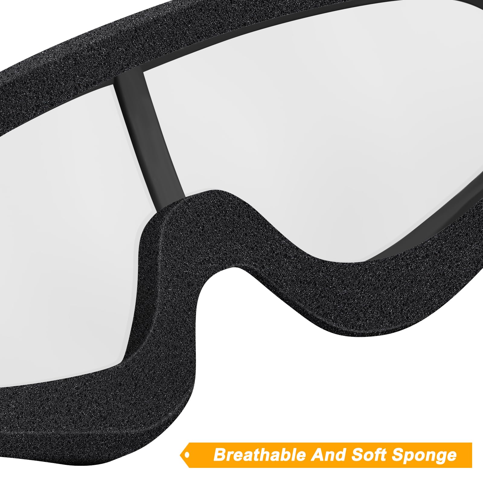 OXG goggles held in hand for scale showing compact, travel-friendly size