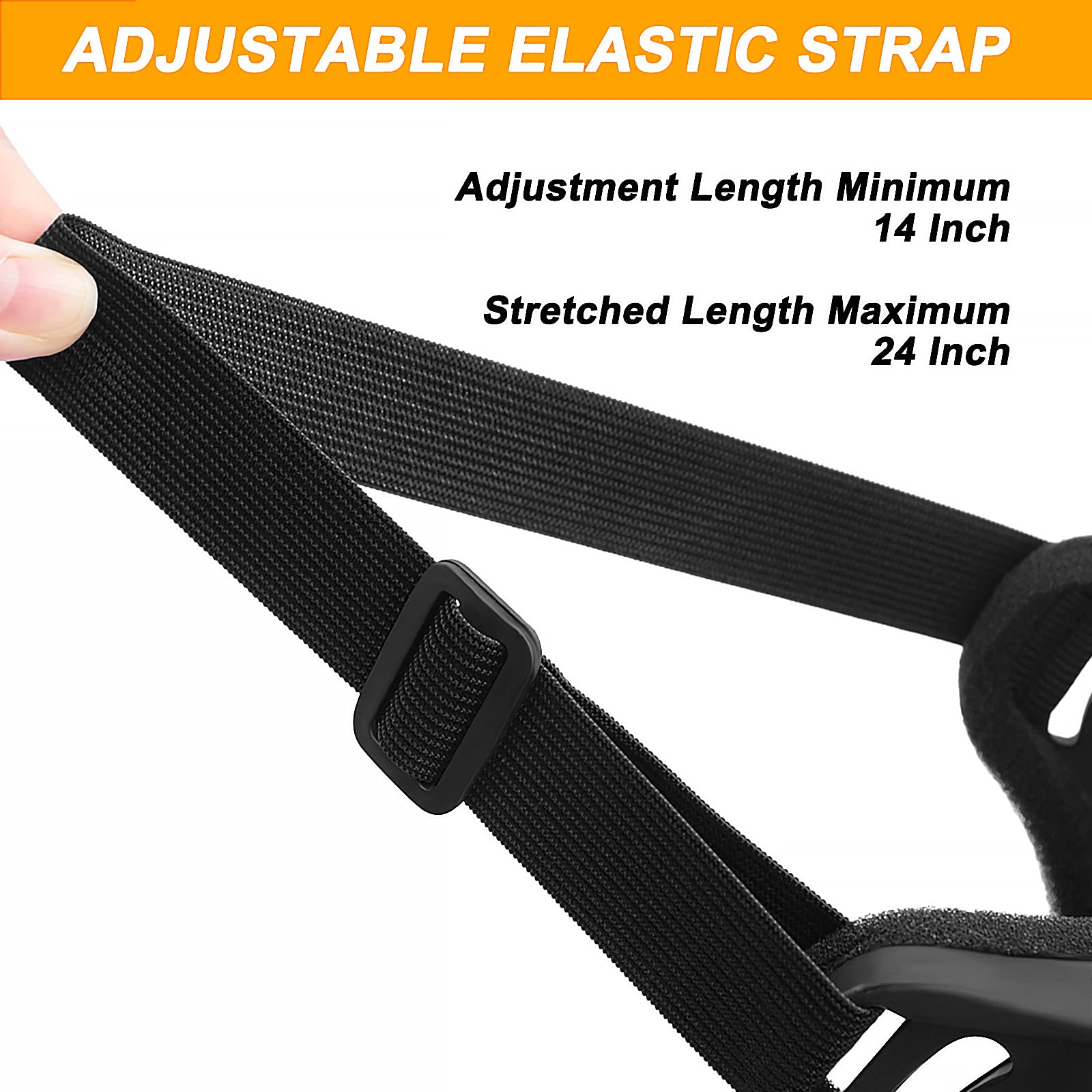 OXG adjustable nylon strap detail showing secure helmet fit