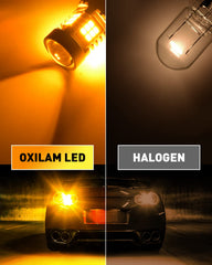 OXILAM close-up of 3020 SMD LED chips highlighting concentrated light performance