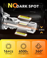 OXILAM H7 beside a ruler showing 1:1 size for hassle-free replacement