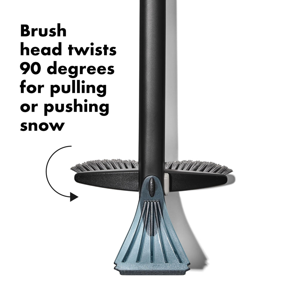 OXO telescoping handle extended offering extra reach and ease