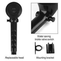 OYMOV flexible 60-inch shower hose detail showing reach and maneuverability