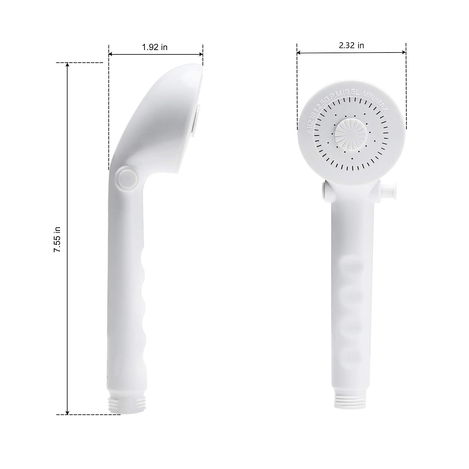 OYMOV shower used on RV exterior demonstrating outdoor rinsing convenience and durability