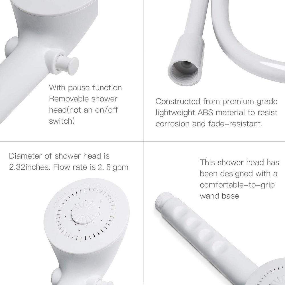 OYMOV soft shower hose close-up displaying flexible texture and kink resistance benefits