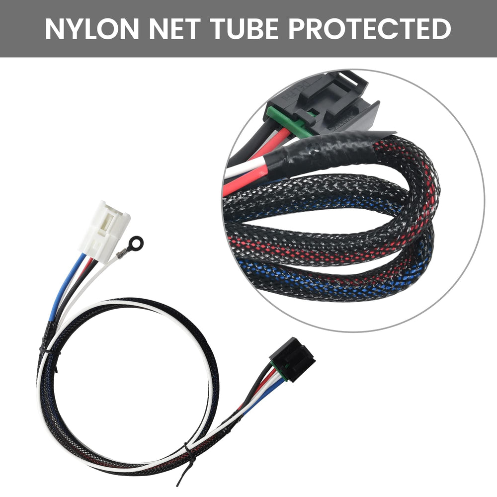 Oyviny 3040 connected to a brake controller illustrating compatibility and neat wiring