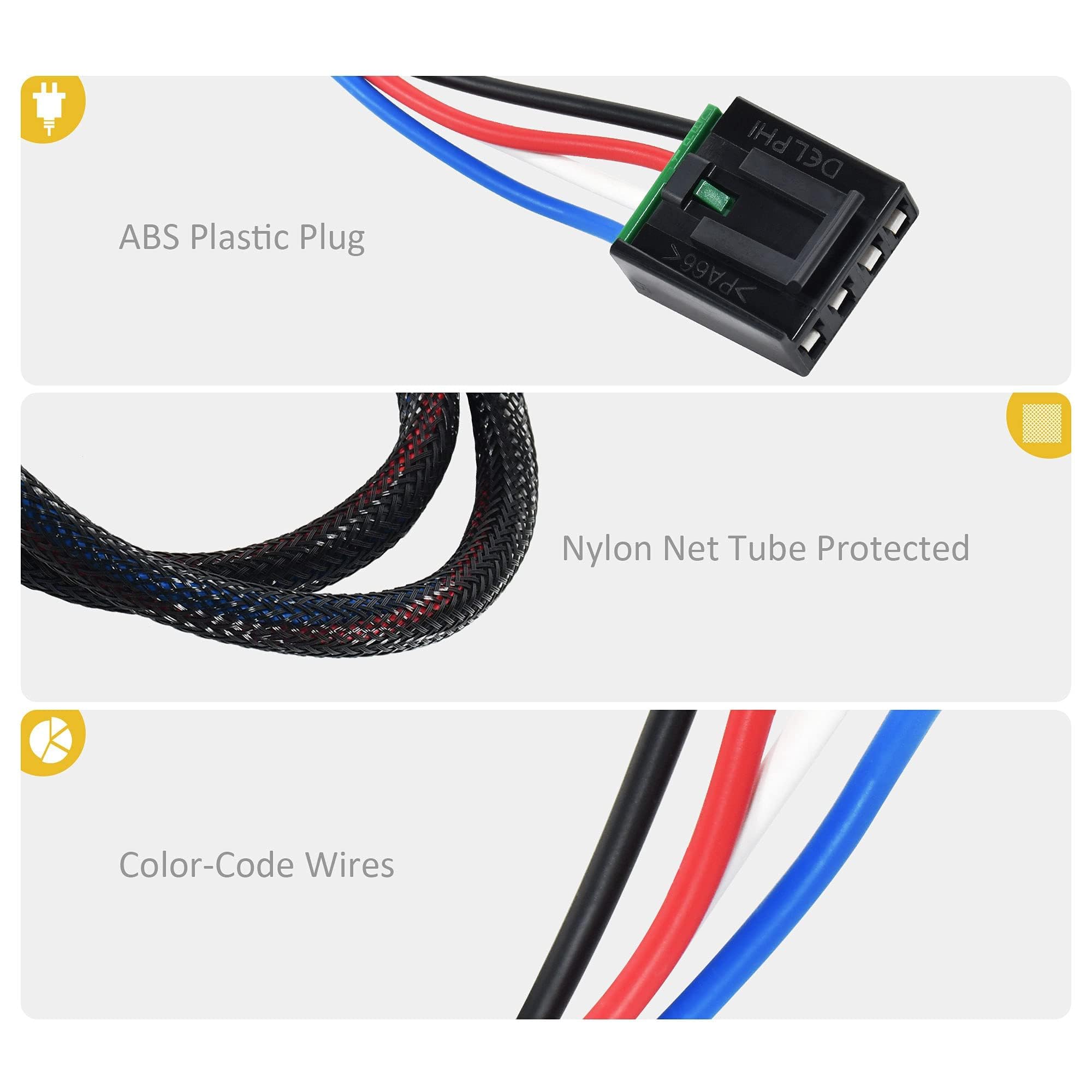 Oyviny adapter connected to a brake controller demonstrating tidy installation benefit