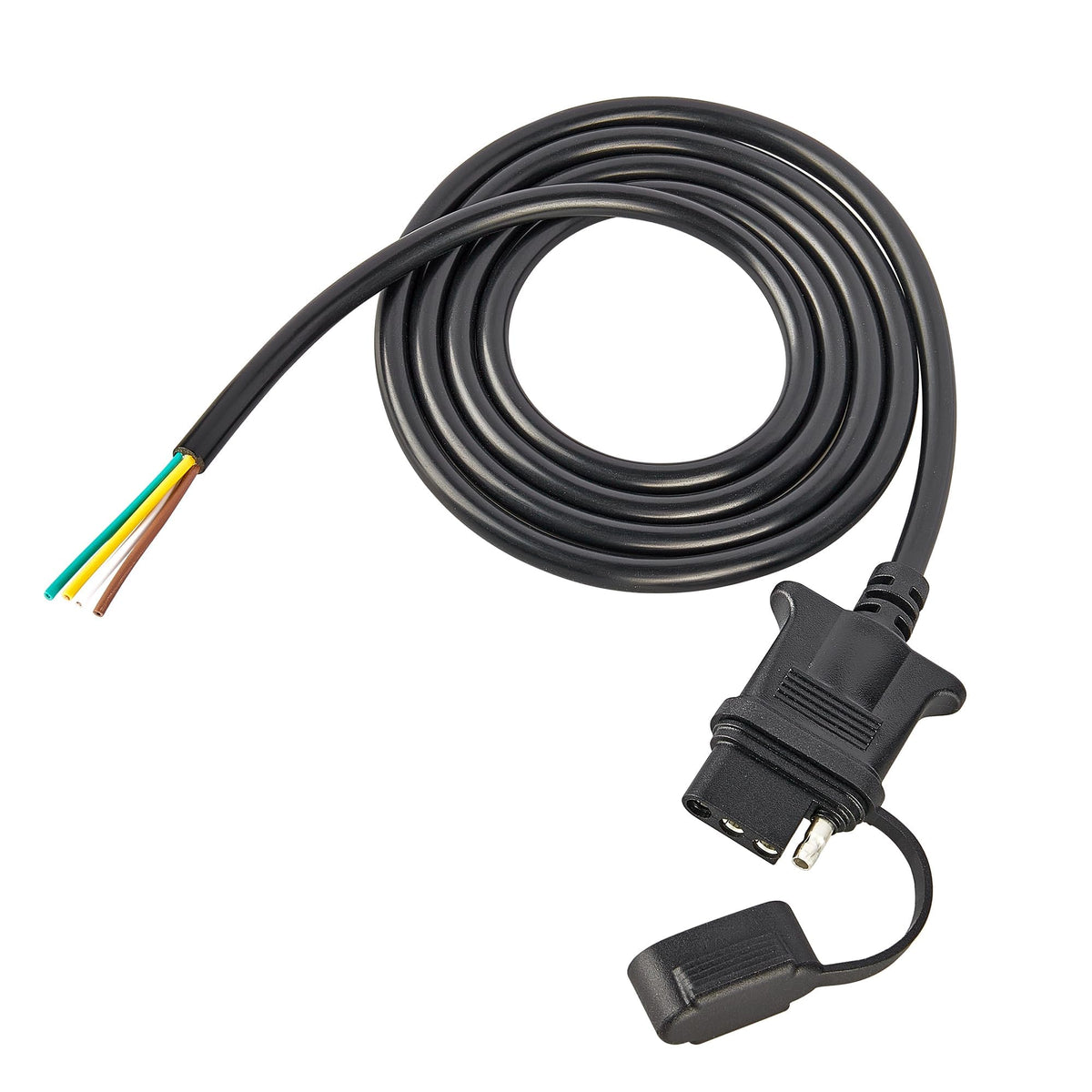 Oyviny front view of 4-pin female socket showing secure fit and easy use