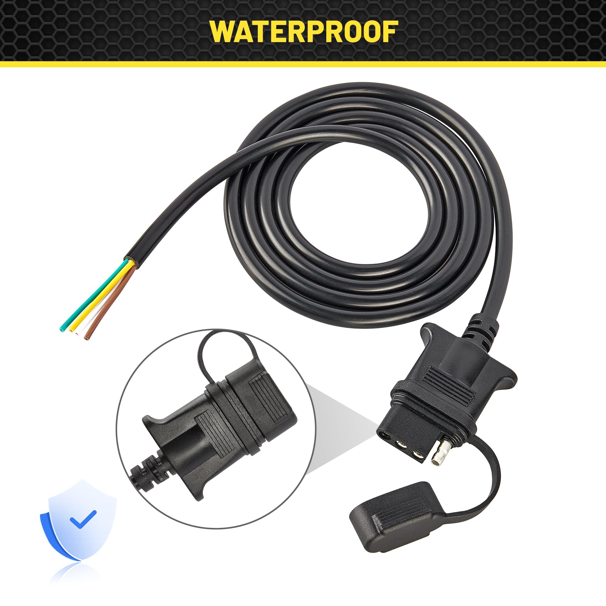Oyviny installed on vehicle bumper showing proper scale and routing