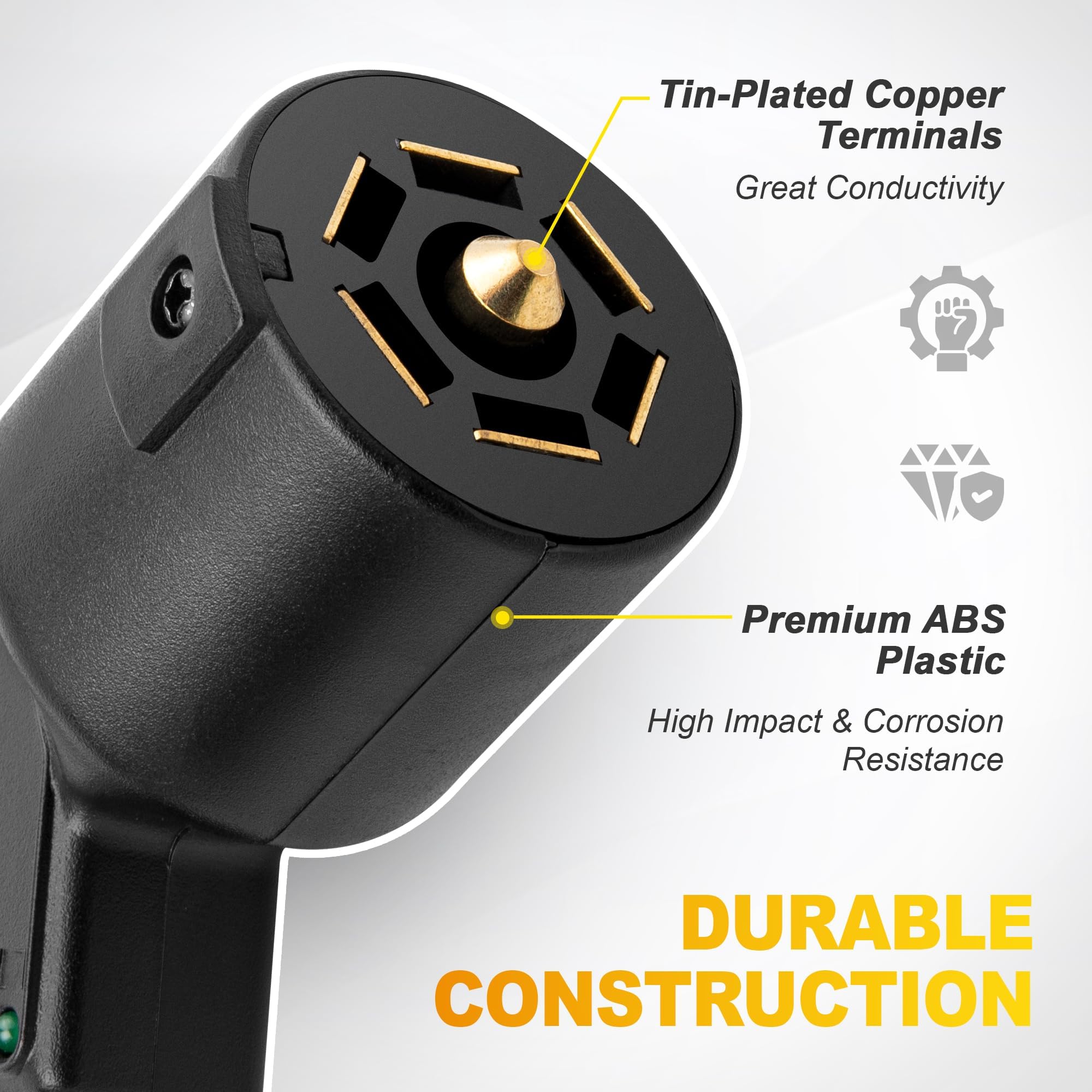 Oyviny label and pin layout close-up to clarify correct wiring and connector orientation