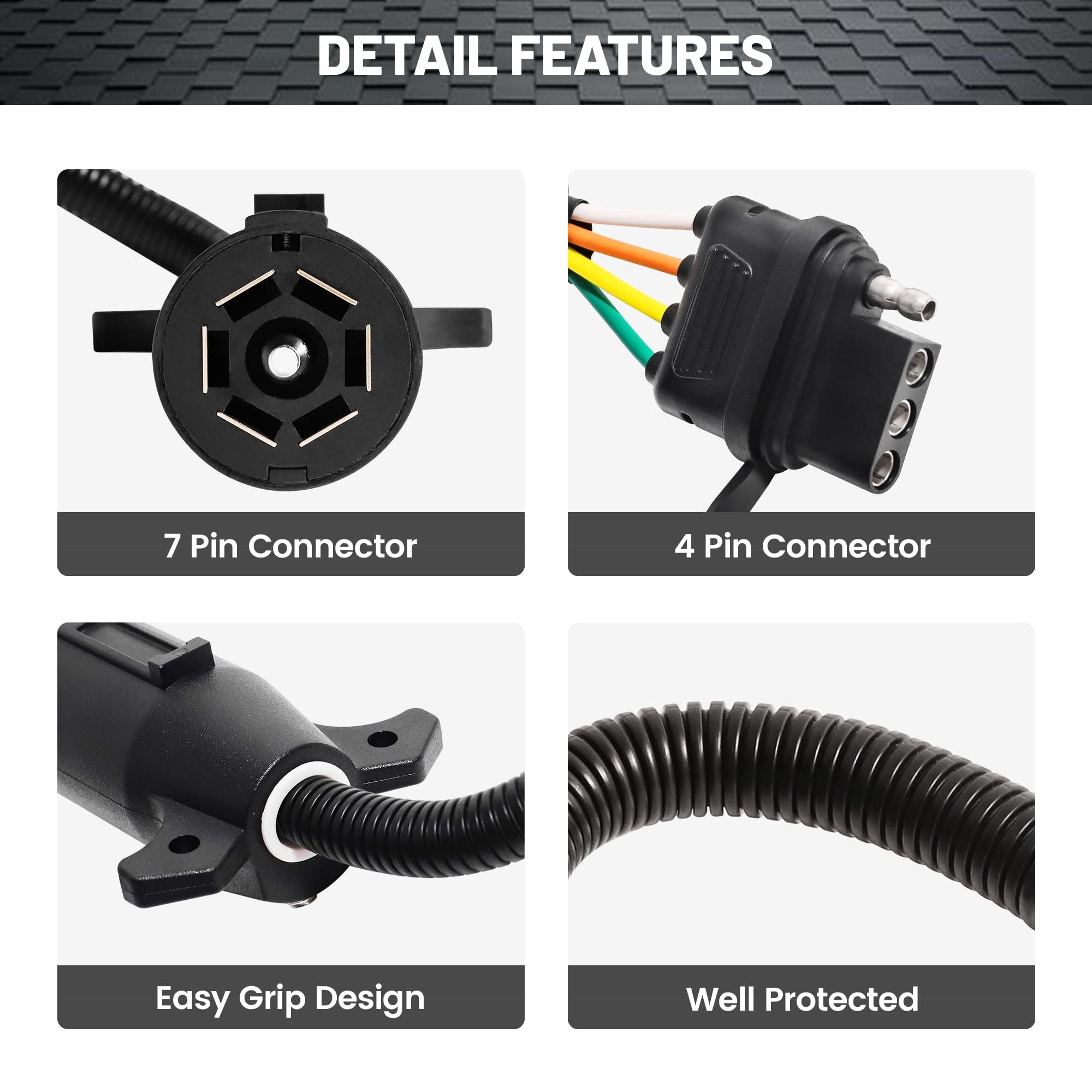 Oyviny adapter beside ruler showing 11.6 inch length for flexible installation
