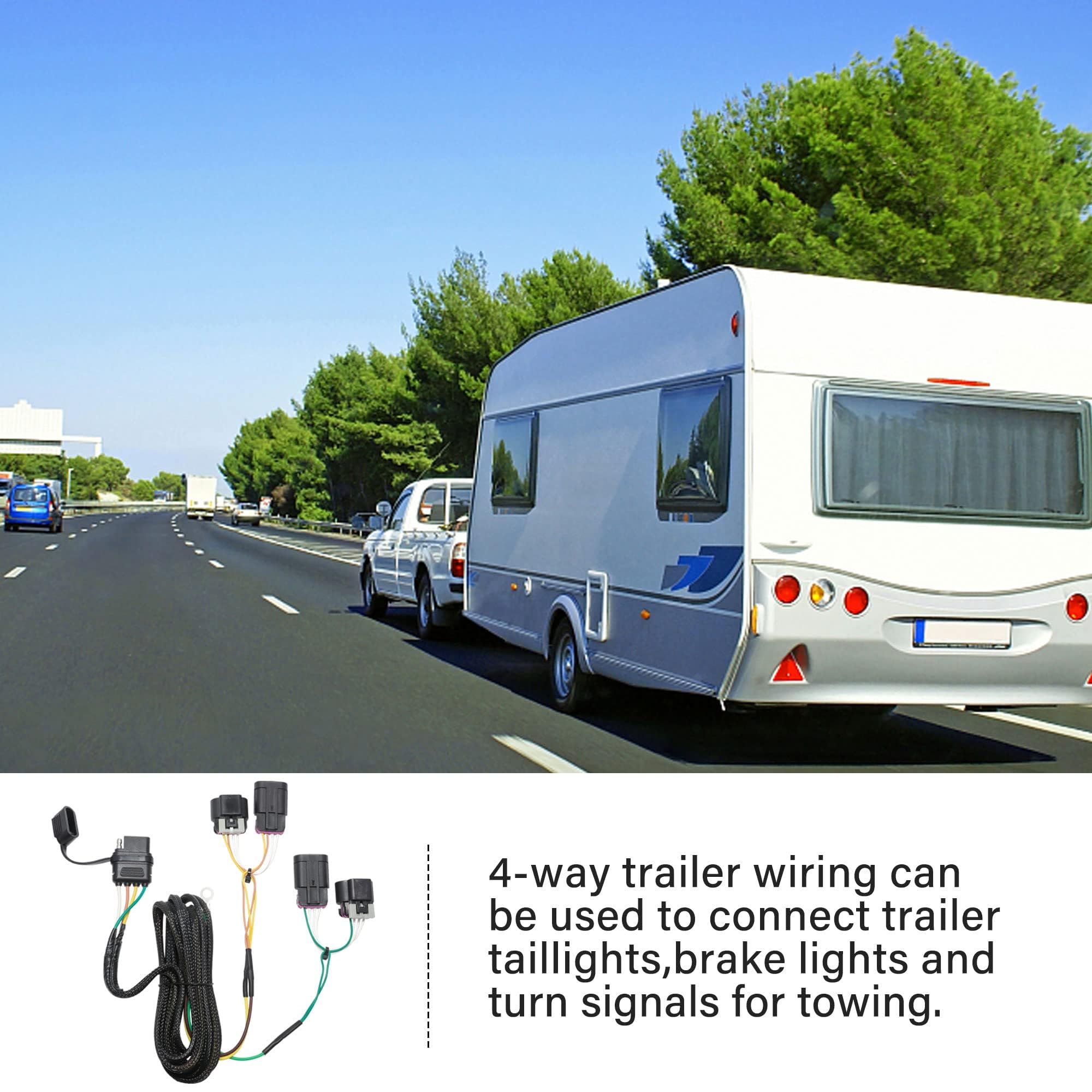 Oyviny black nylon sleeve protecting wires from abrasion and road wear