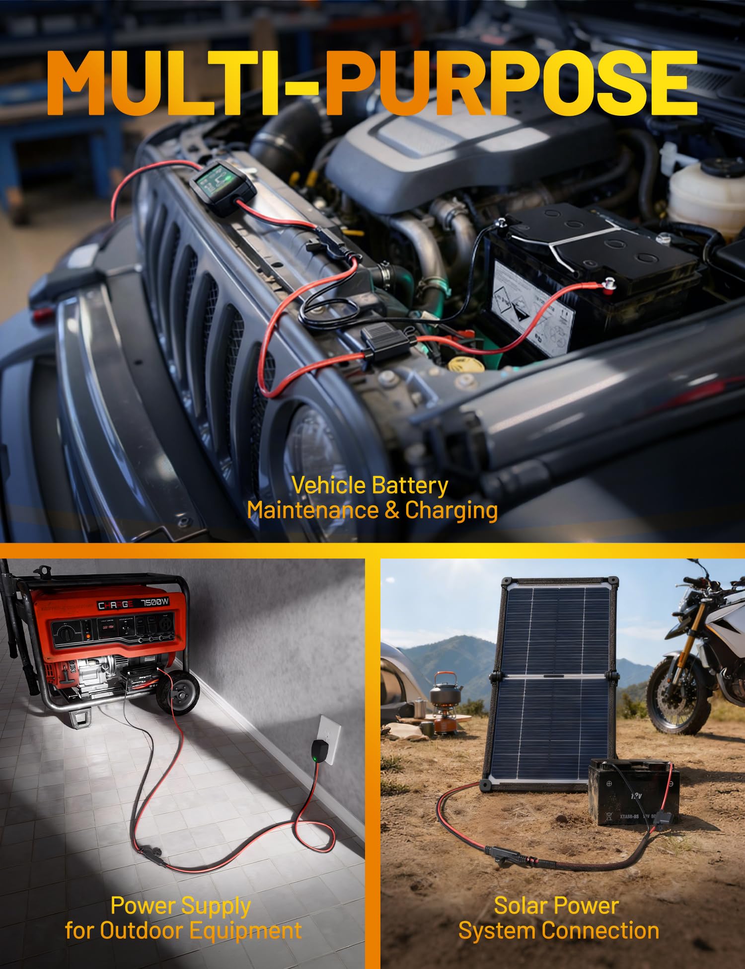 Oyviny pre-crimped O-ring terminal crimp providing secure, low-resistance battery mounting