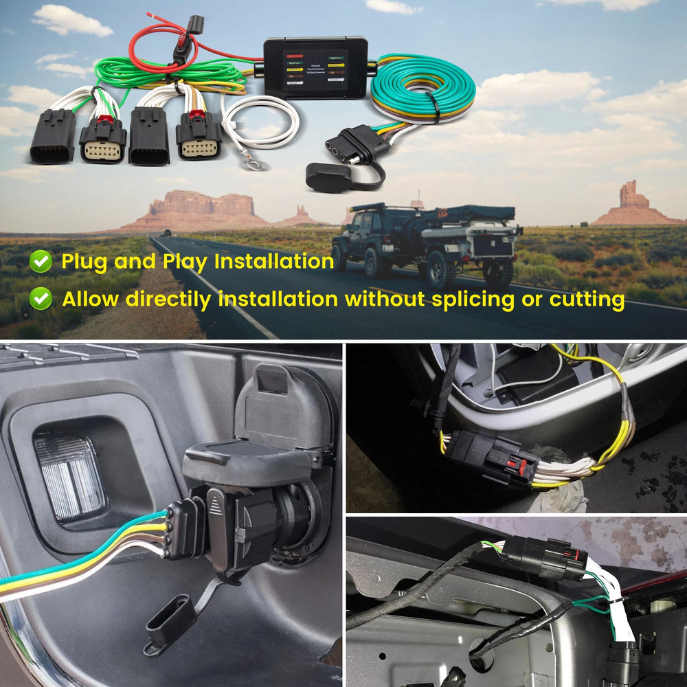 Oyviny size scale with hand showing compact harness and quick installation