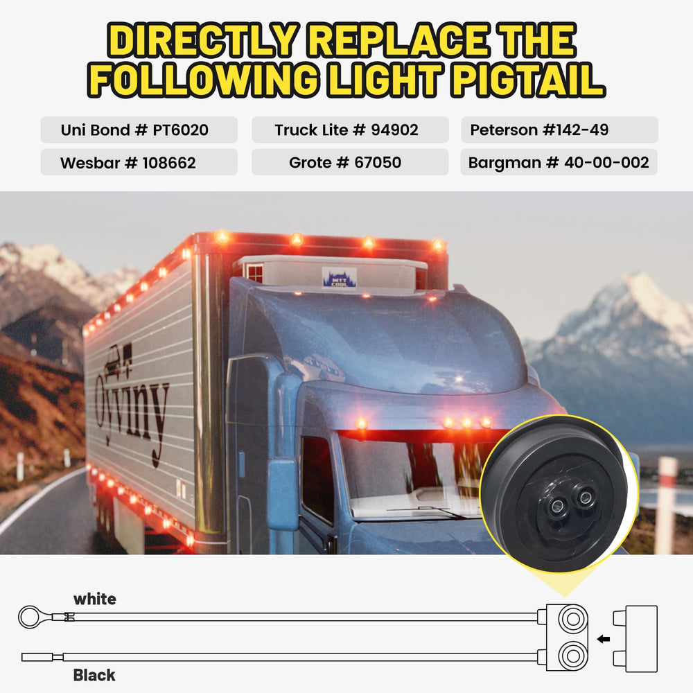 Oyviny color-coded 8.5-inch wire leads for easy wiring benefit