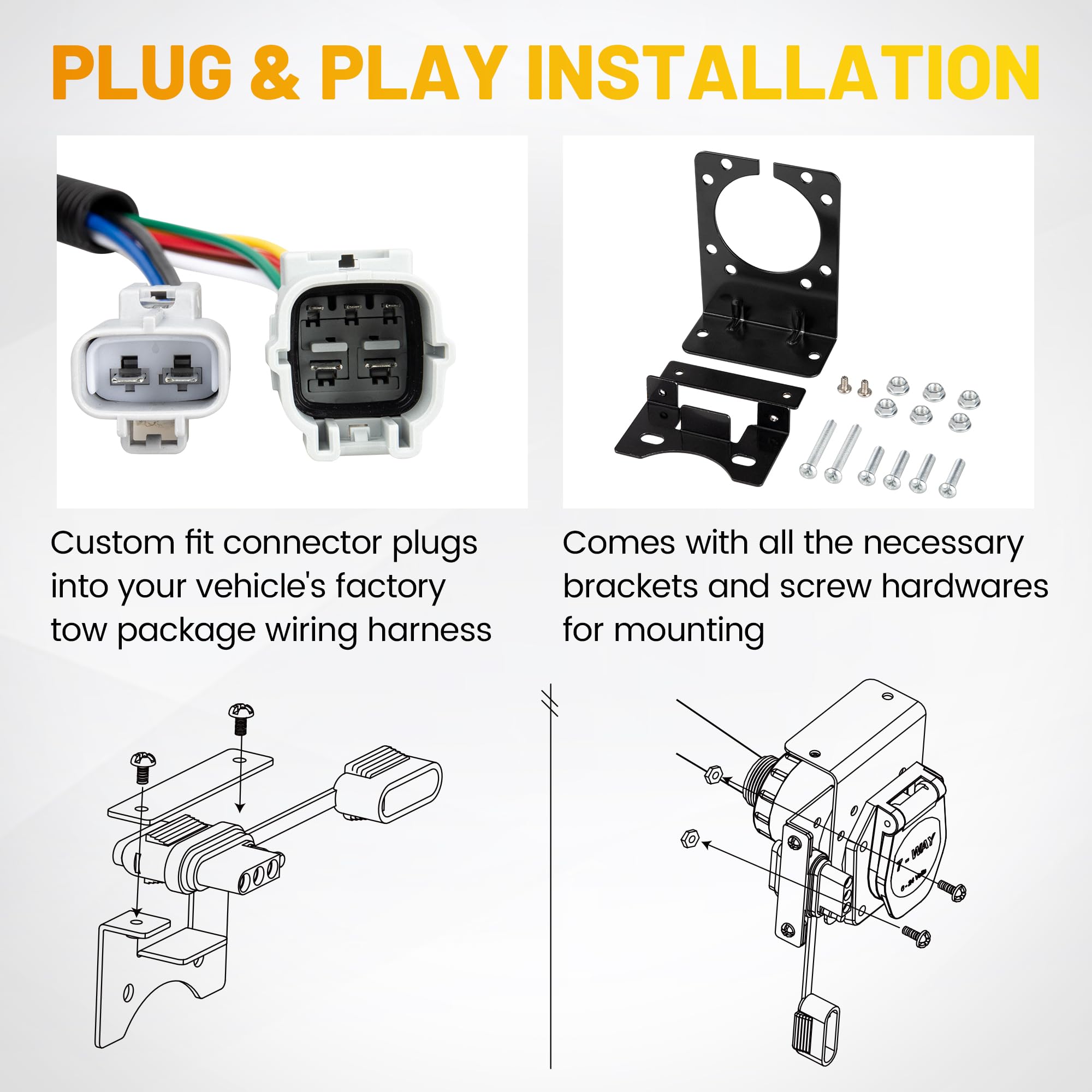 Oyviny wiring loom detail with thick tubing protecting wires from abrasion and wear
