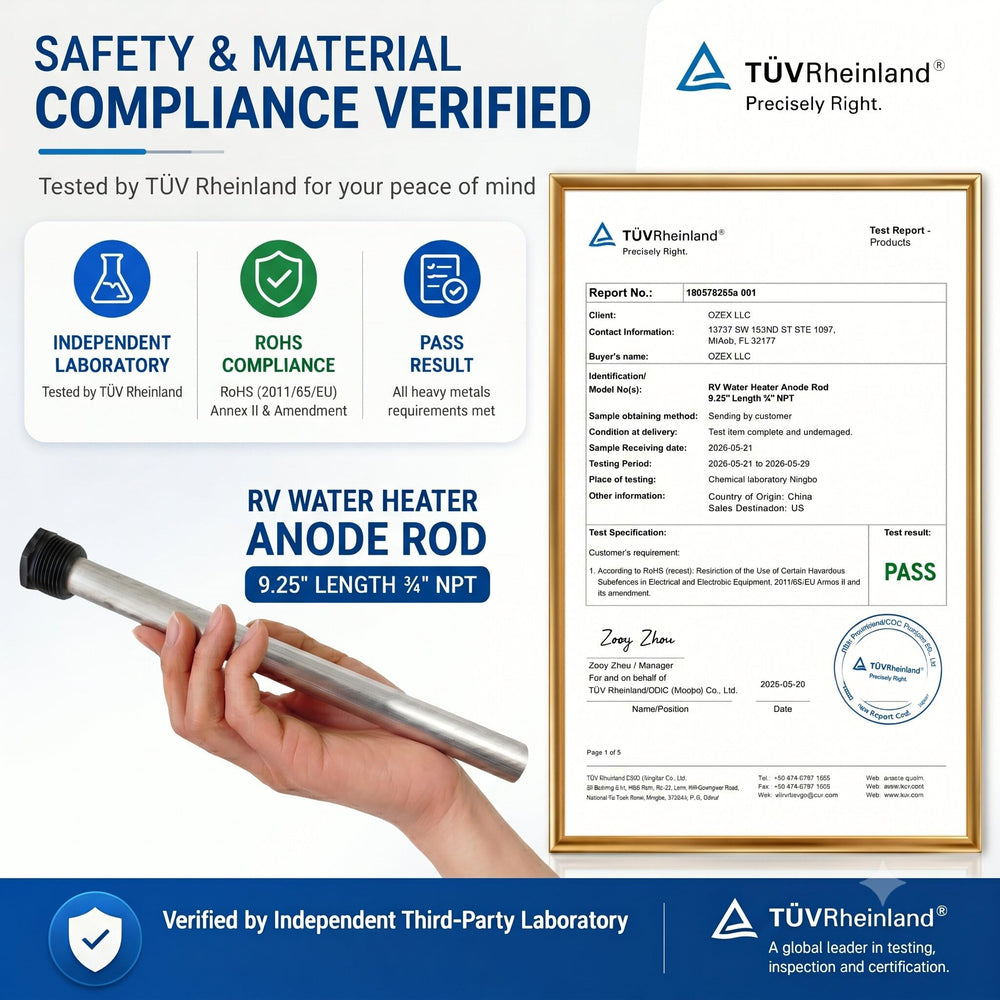 Ozek thread close-up highlighting 3/4" NPT compatibility and seal reliability