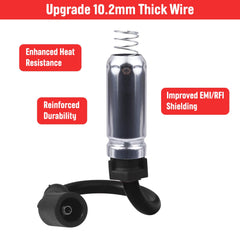 Ozikutech iridium spark plug close-up highlighting fine electrode for longer life