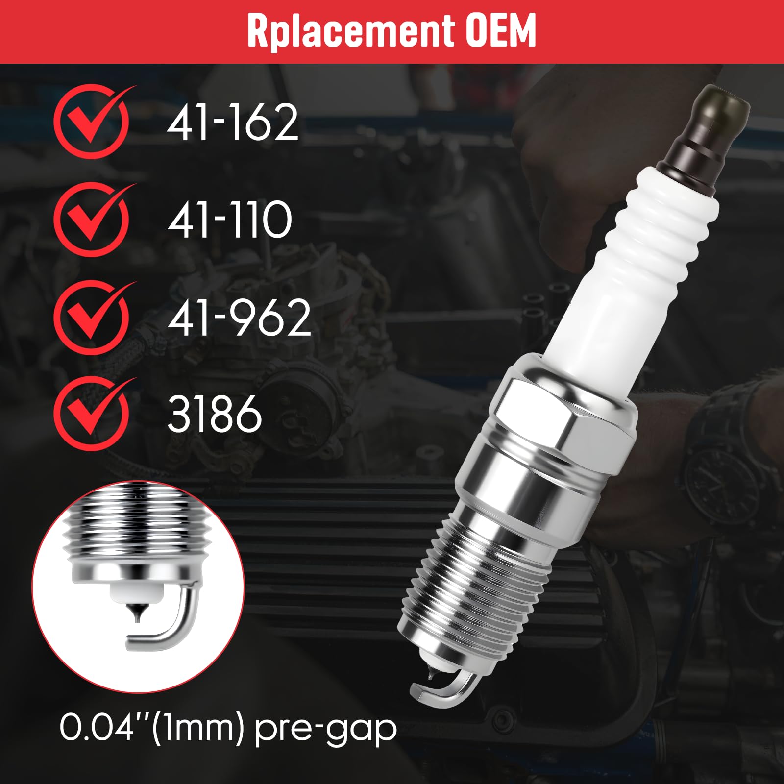 Ozikutech wire length scale comparison displaying correct routing and fit for V8 engines