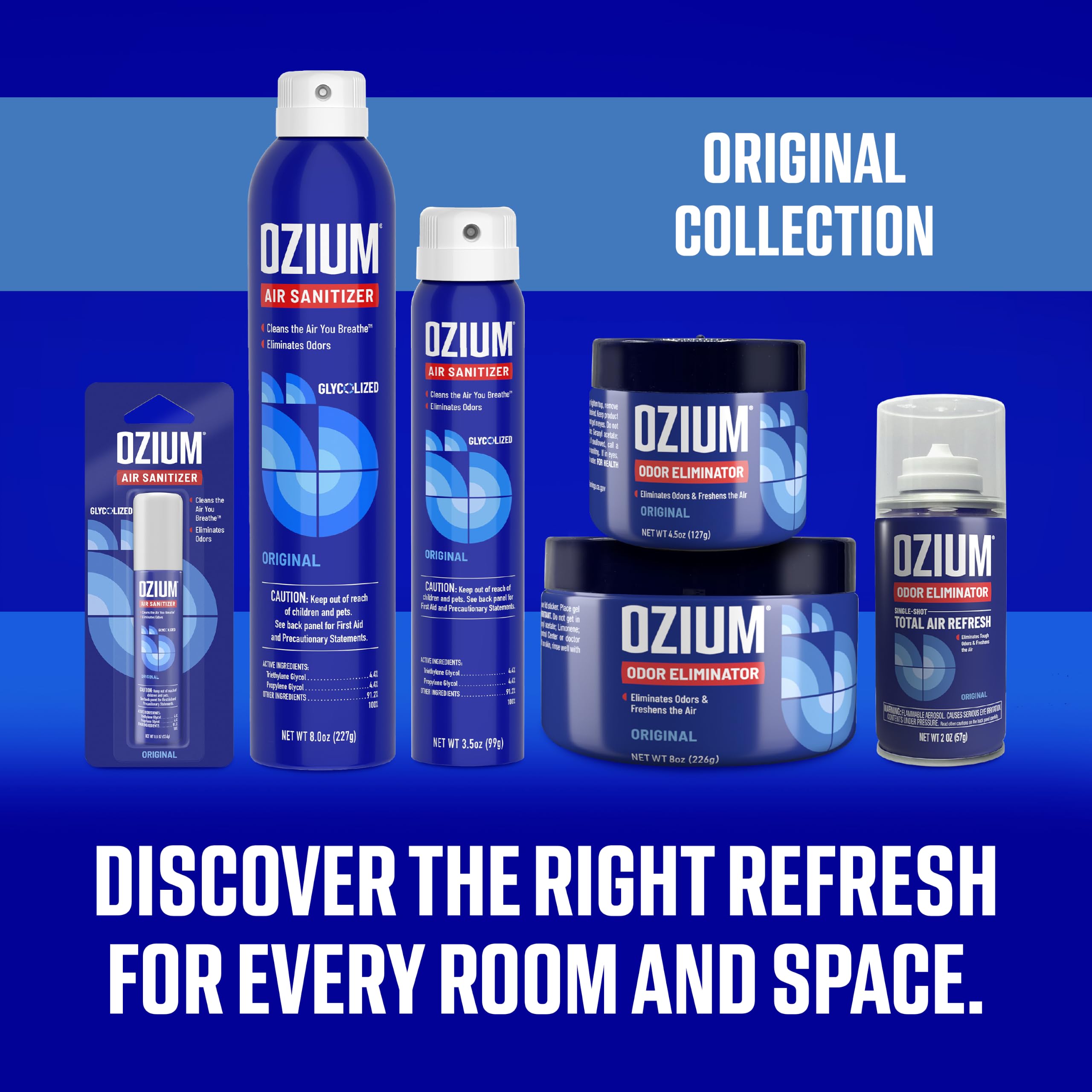 Ozium fogger near vent demonstrating coverage into tight spaces